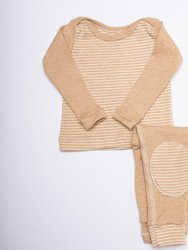 Set Baby Crawling Pants - Brown