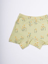 Three Girls Boxer Briefs Undies Flowers