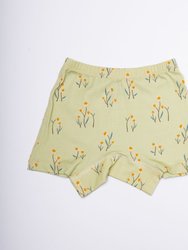 Three Girls Boxer Briefs Undies Flowers