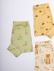 Three Girls Boxer Briefs Undies Flowers