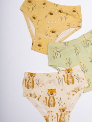 Three Organic Girls Undies