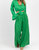 Fresh Linen Wide Leg Trouser In Green