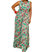 Pleated Floral Jumpsuit In Green