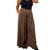 Women's Pleated Pants In Brown - Brown