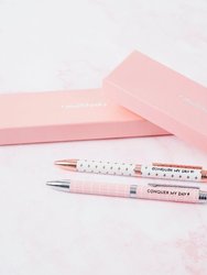 Conquer My Day Ink Pen - Motivational Pen