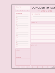 Conquer My Day Planner Sheets
