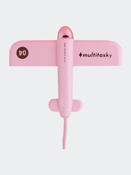Flyport Cute Plane-Shaped USB Hub 4 in 1 - Blush Pink