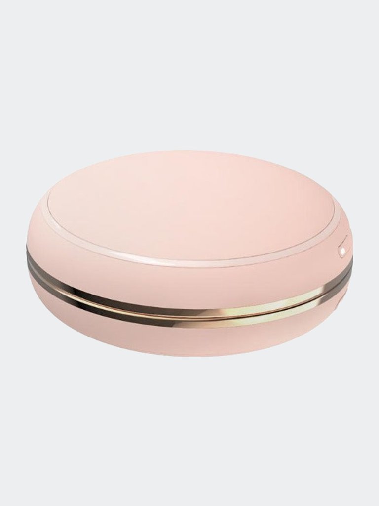 Macaron Cute Power Bank - Hand Warmer With Mirror - Blush Pink