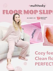 Multitasking Floor Mop Slippers With Removable Sole