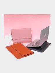 Transformable Vegan Leather Laptop Bag Set (Laptop Stand)