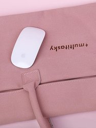 Vegan Leather Multi-Functional Laptop Bag