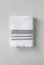 S/2 Organic Belgian Waffle Hand Towels - Ash