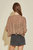 Alice Grunge Cropped Sweater In Taupe