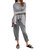 Amber Slim Trouser Pants In Gray