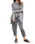 Amber Slim Trouser Pants In Gray