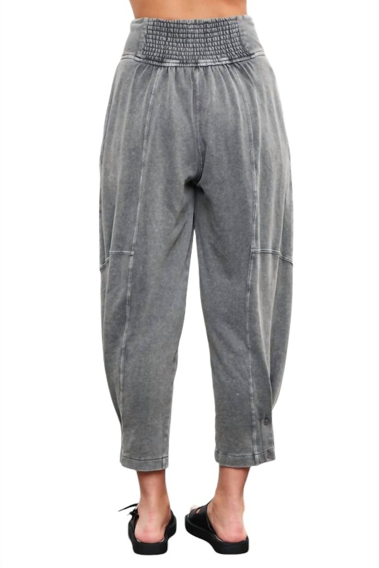 Amber Slim Trouser Pants In Gray