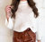 Cold Days Knit Top In White - White