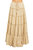 Devyn Tiered Maxi Skirt In Tan - Tan