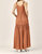 Knot Strap Dress In Cinnamon