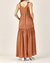 Knot Strap Dress In Cinnamon