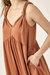 Knot Strap Dress In Cinnamon