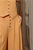 Linen Button Pants In Sunkissed Orange