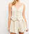 Rebecca Vest Romper In Natural - Natural