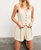 Rebecca Vest Romper In Natural