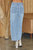 Women's Slit Denim Midi Skirt In Blue