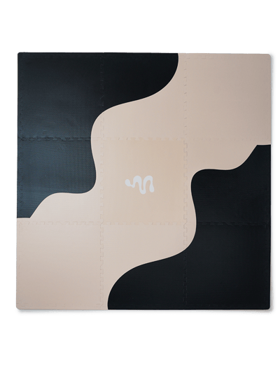 Mylle Black and Cream Shapes Mat product