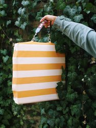 Ochre Stripe Hot Seat