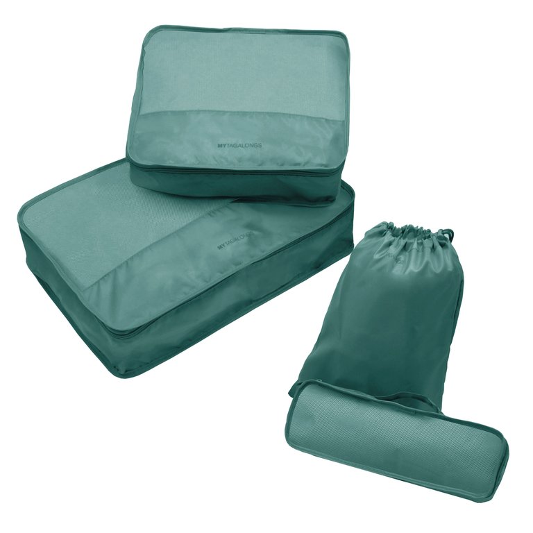 Carry On Travel Organizing Set - Teal - Teal