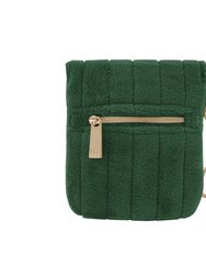 Coin Pouch With Key Chain - Scarlett Emerald