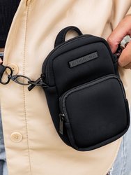 Compact Convertible Mini Crossbody Bag/Belt Bag - Everleigh Onyx