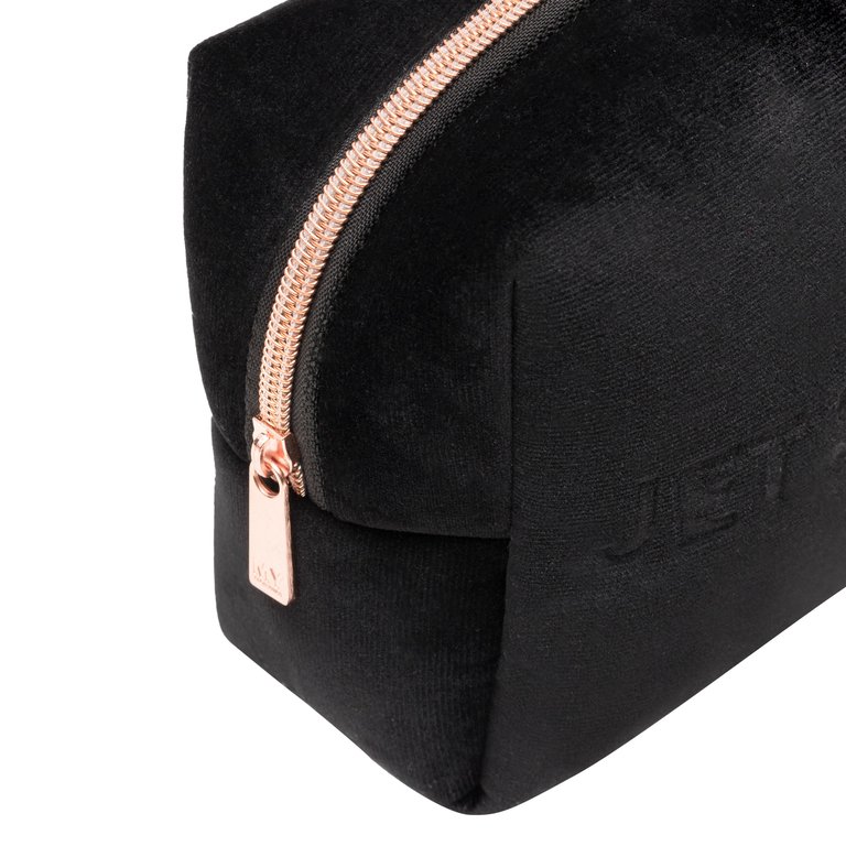 Cosmetic Pouch - Vixen Black (Velour Finish)