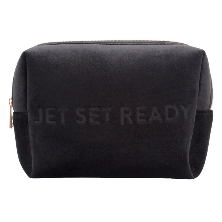 Cosmetic Pouch - Vixen Black (Velour Finish) - Vixen Black