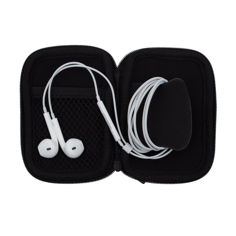 Ear Bud Case - Plug In Black