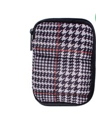 Ear Bud Case - Recycled Collection Harper Tweed - Black