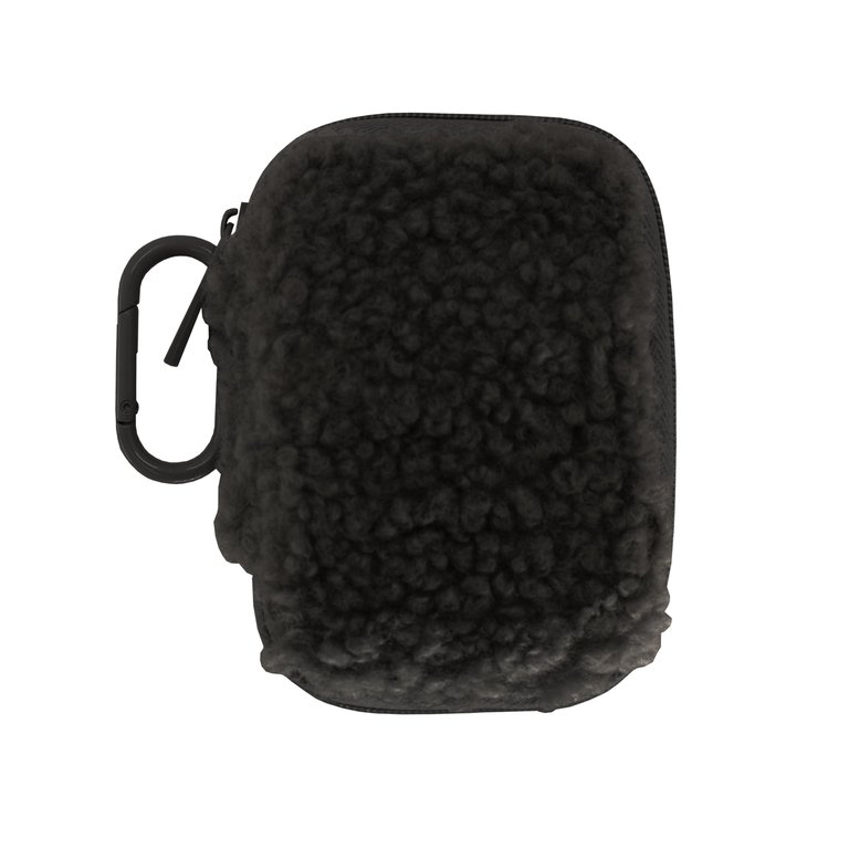 Ear Bud Case With Carabiner - Aspen Black - Aspen Black