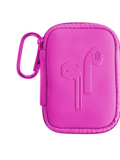 MYTAGALONGS Ear Bud Case With Carabiner - Everleigh Berry product