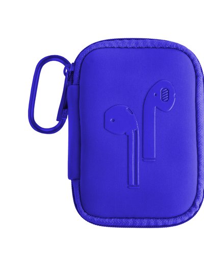 MYTAGALONGS Ear Bud Case With Carabiner - Everleigh Cobalt product