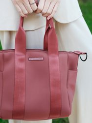 Mini Commuter Neoprene Tote Bag - Everleigh Desert Rose