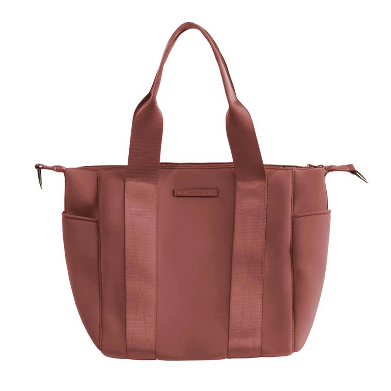 Mini Commuter Neoprene Tote Bag - Everleigh Desert Rose - Everleigh Desert Rose