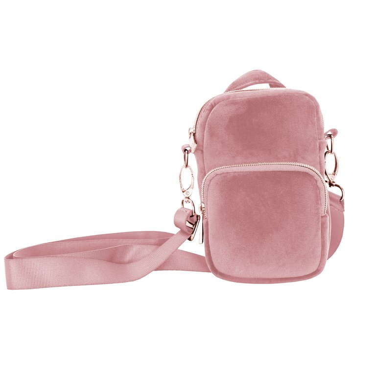 Mini Convertible Crossbody Bag - Vixen Rose