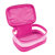 Mini Train Case Cosmetic Bag - Must Haves Hot Pink