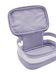 Mini Train Case Cosmetic Bag - Must Haves Lilac