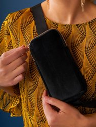 Phone Sling Cross Body - Vixen Black (Velour Finish)