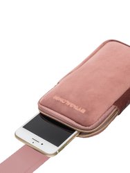 Phone Sling Cross Body - Vixen Rose (Velour Finish)