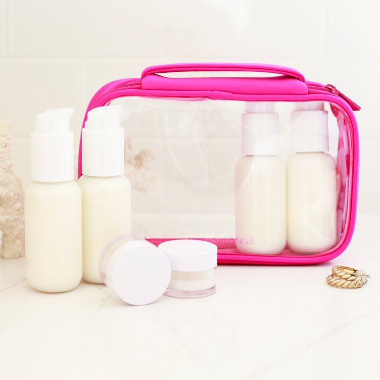 Refillable Travel Bottles - Everleigh Cobalt