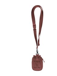 Smartphone Holder Lanyard With Pouch - Dessert Rose